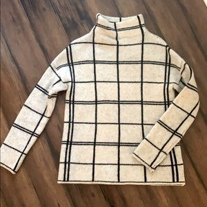 Christian Siriano Black White Sweater